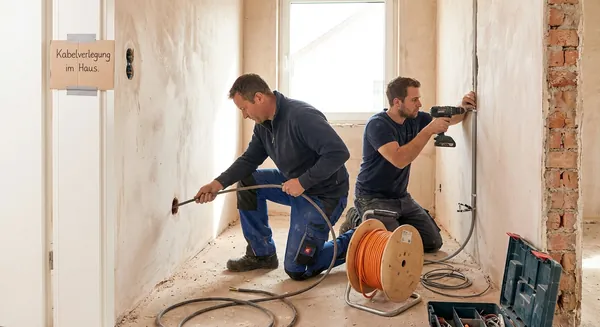 Kabelverlegung