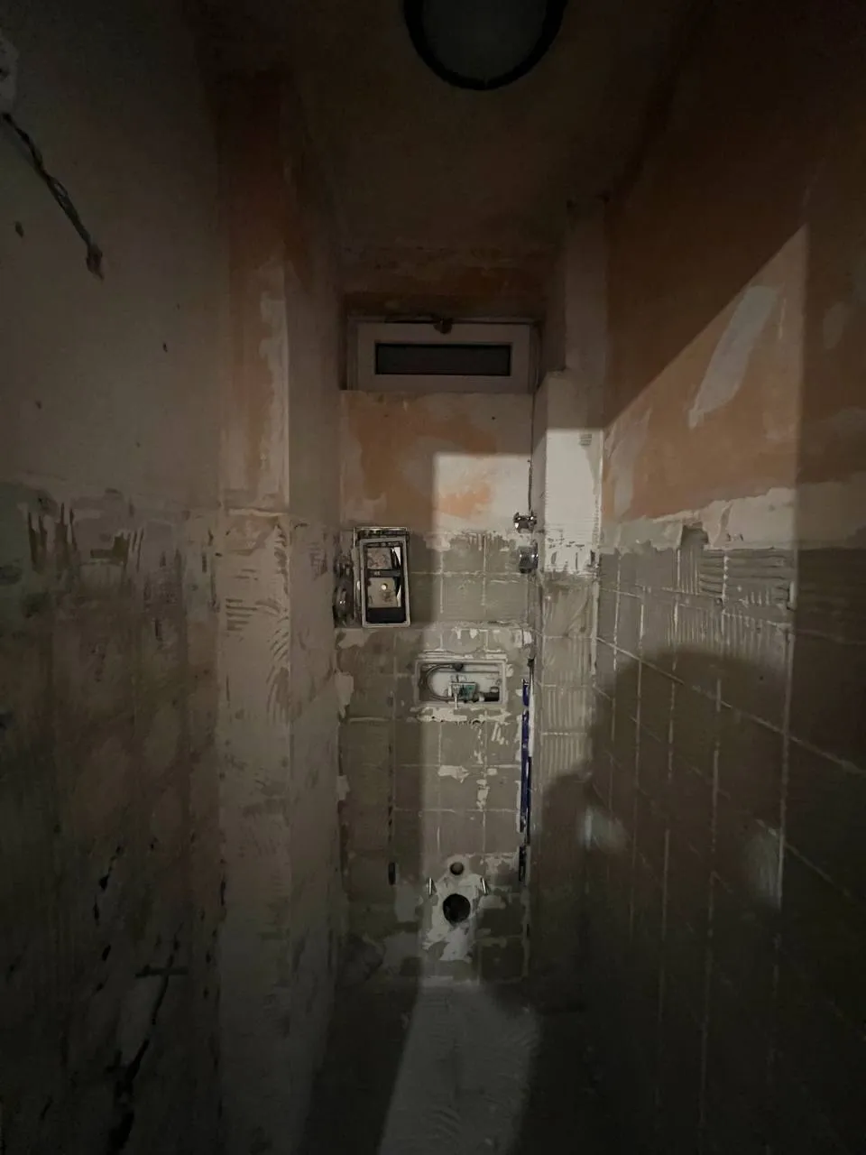 Toilette vorher