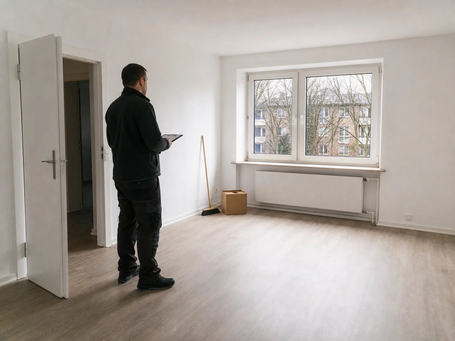 Besenrein geräumte Wohnung in Hamburg-Billstedt