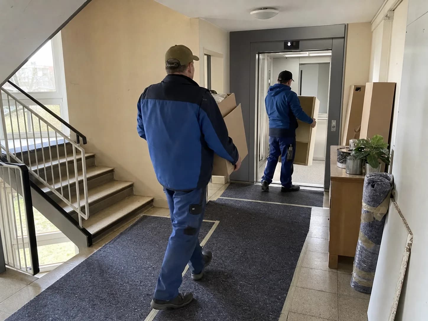 Entrümpelung in einem Hochhaus in Billstedt mit Aufzug