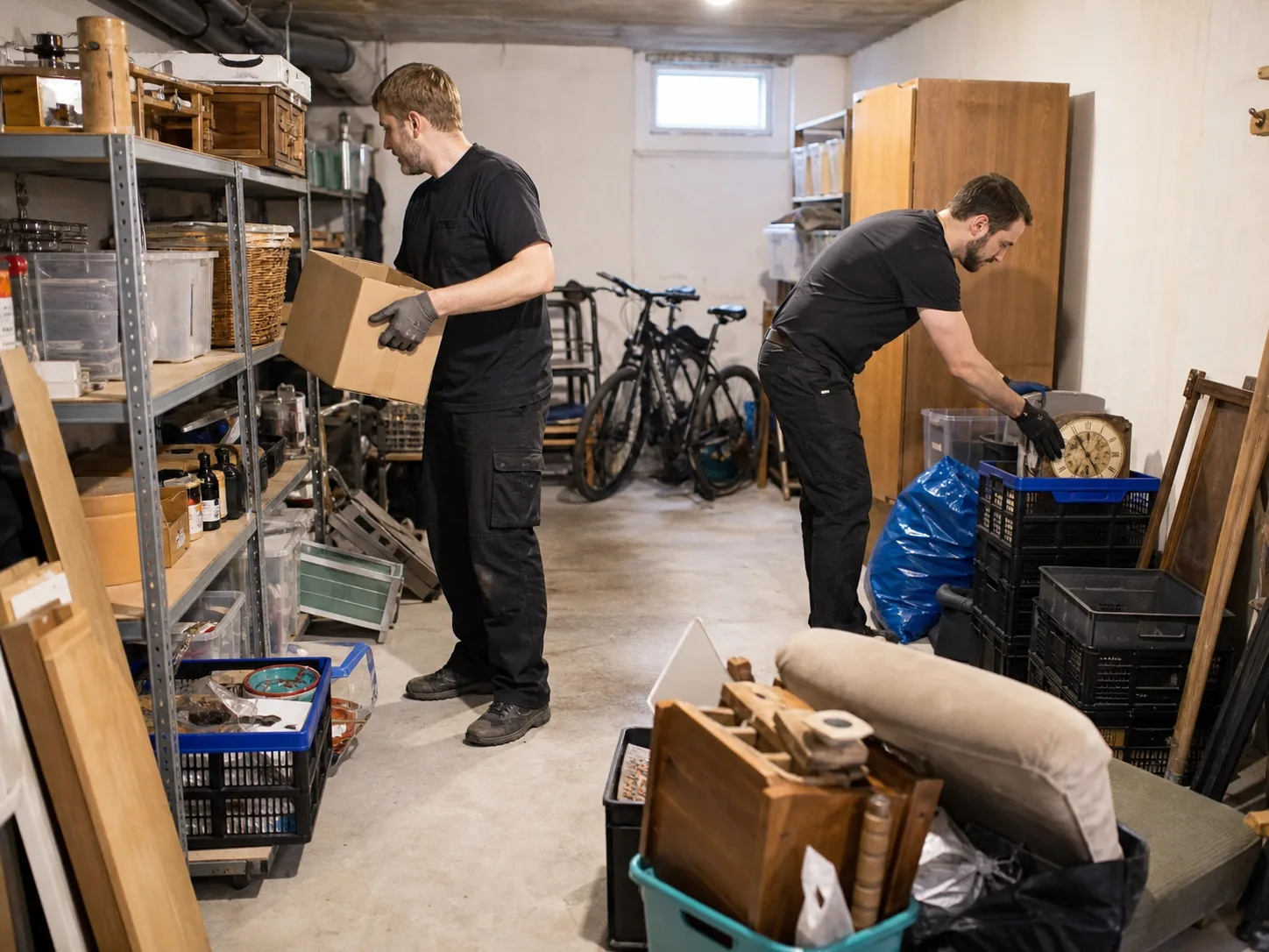 Organisierte Kellerentrümpelung in Harburg