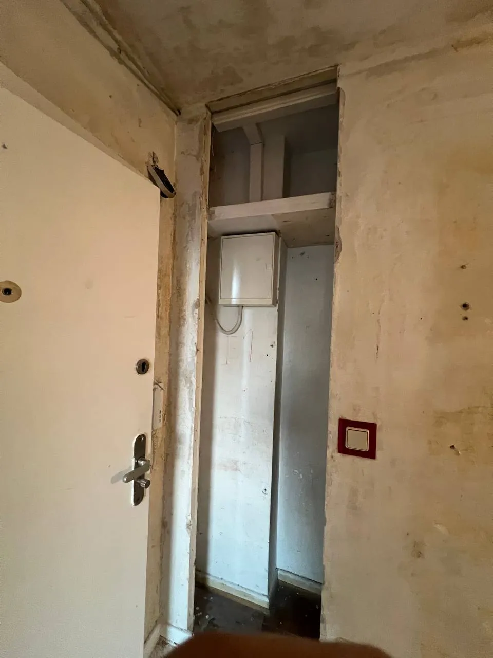 Flur während der Arbeit